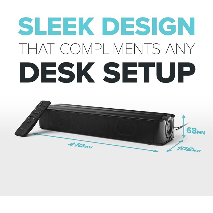 Creative Sys, spkr Stage Se Bluetooth Multimedia sotto la barra audio del monitor