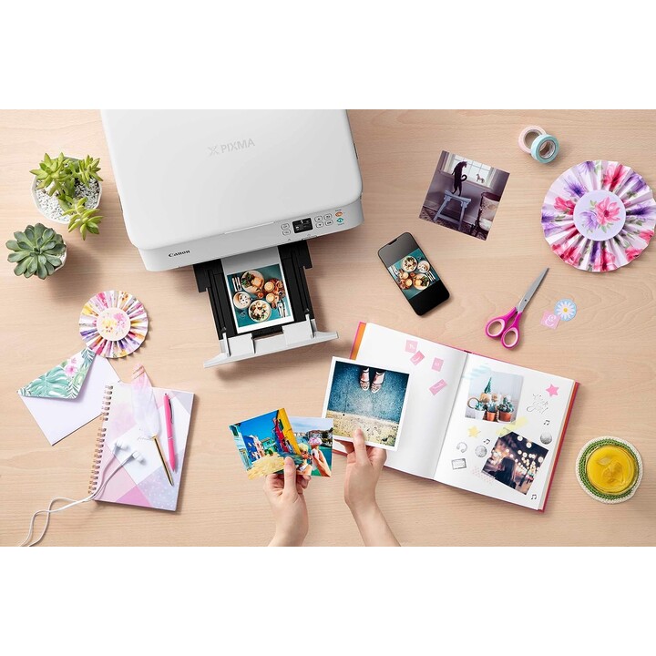 Canon PIXMA TS5351i Multifunción Fotográfica WiFi Dúplex Blanca