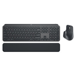 Logitech MX Keys und MX Master 3S Tastatur und Maus Spiel Schwarz