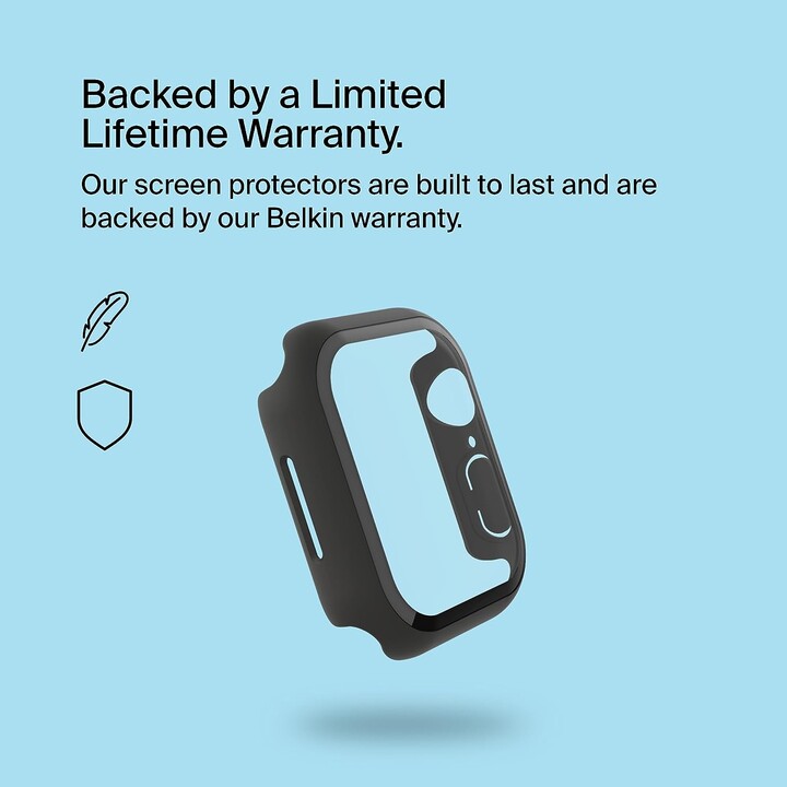 Custodia Belkin ScreenForce per Apple Watch Series 8, 7, 6, 5, 4