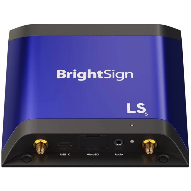 BrightSign LS425 Digital Signage Mediaplayer (1080p60 Videowiedergabe, HTML5-Unterstützung, USB-C, HDMI)