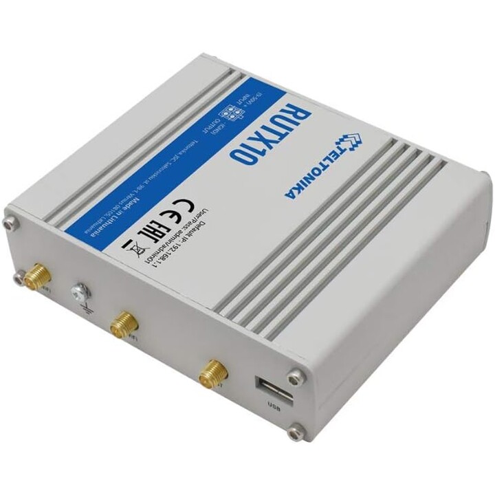 Teltonika RUTX10 routeur sans fil Bi-bande (2,4 GHz / 5 GHz) Gigabit Ethernet Blanc