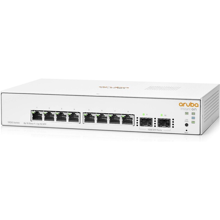 HPE Aruba Ion 1930 8G 2SFP Switch White