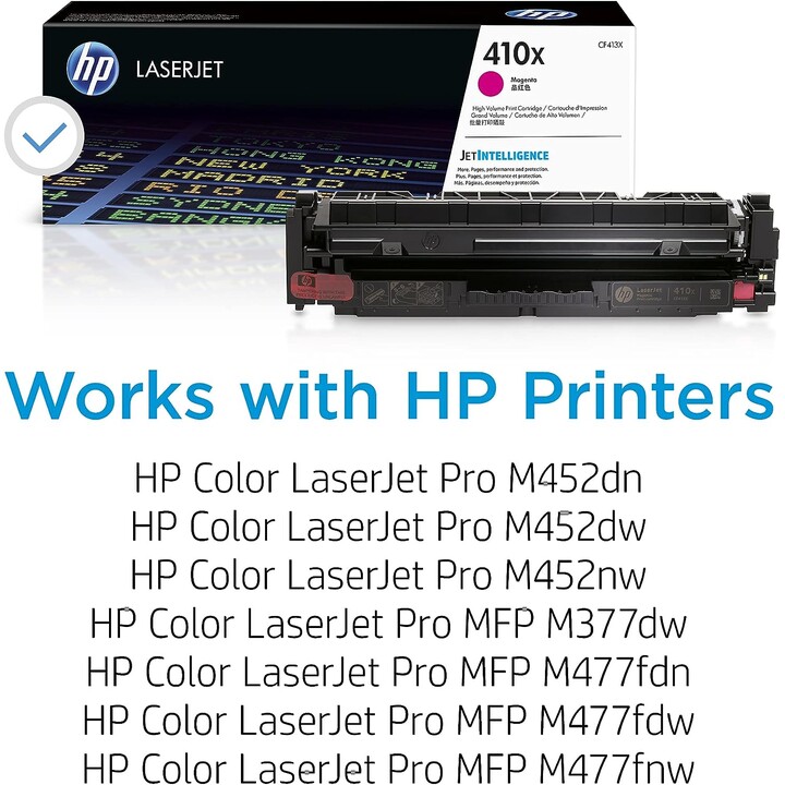 TONER MAGENTA HP 410X GRANDE CAPACITÀ M452 M477 5000 PAG