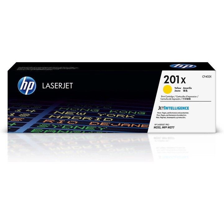 HP 201X YELLOW LARGE CAPACITY TONER M252 MFP M277 2300 PAG