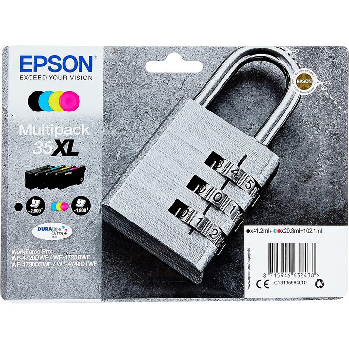 CARTUCCIA MULTIPACK Epson 35XL WF-4720DWF WF-7425DWF WF-7430DTWF WF-4740DTWF
