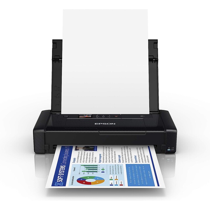 EPSON WorkForce WF-110W PORTABLE Printer 14PPM WIFI USB BATTERY