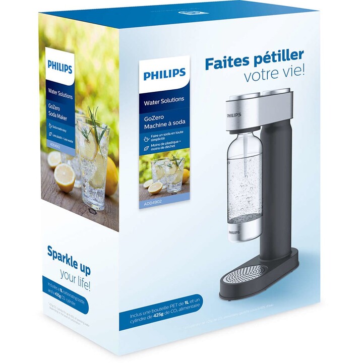 Philips ADD4902BK/10 carbonatador Plástico Negro