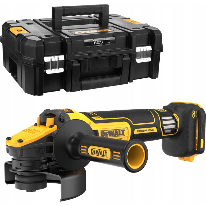 DeWALT DCG409VSNT-XJ, Smerigliatrice angolare 9000 giri/min, controllo velocità variabile, giallo/nero