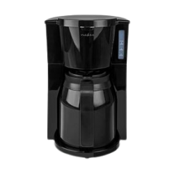 NEDIS CAFETERA | CAFE FILTRADO | 1.0 L | 8 COPAS | NEGRO