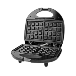 NEDIS WAFFLE | GOFRES  | 22 X 12 CM | 750 W | CONTROL AUTOMÁTICO DE TEMPERATURA