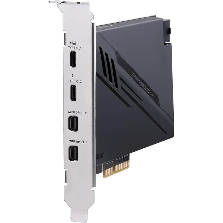 ASUS ThunderboltEX 4 PCI Express, 2 x Mini DisplayPort in TBT Header USB 2.0 Header