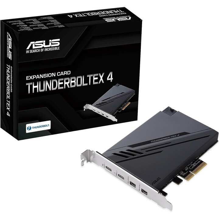 ASUS ThunderboltEX 4 PCI Express, 2 x Mini DisplayPort in TBT Header USB 2.0 Header
