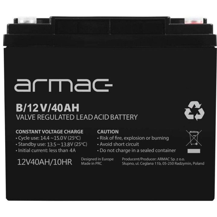 Universal gel battery for Ups Armac B/12V/40Ah