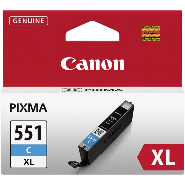 Canon Cartucho De Tinta CLI-551C XL MG6350/MG5450 Cian