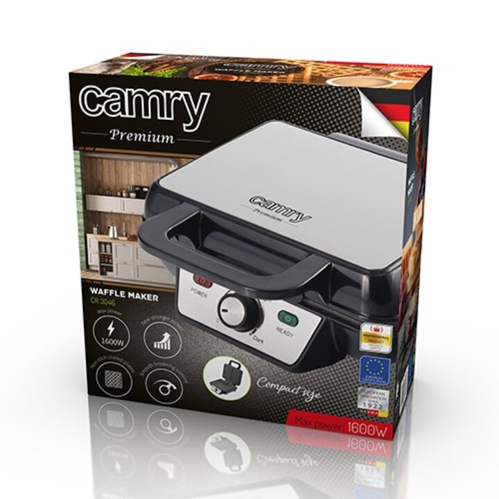 Camry CR 3046 waffle maker 2 waffle(s) Black 1000 W