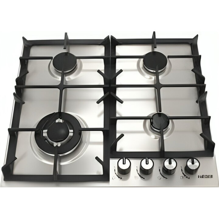 Haeger Gas Hob PG-4GI.005A 58 cm 4 Zonen Silber