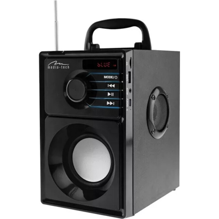 Media-Tech MT3145 enceinte Bluetooth boombox noire