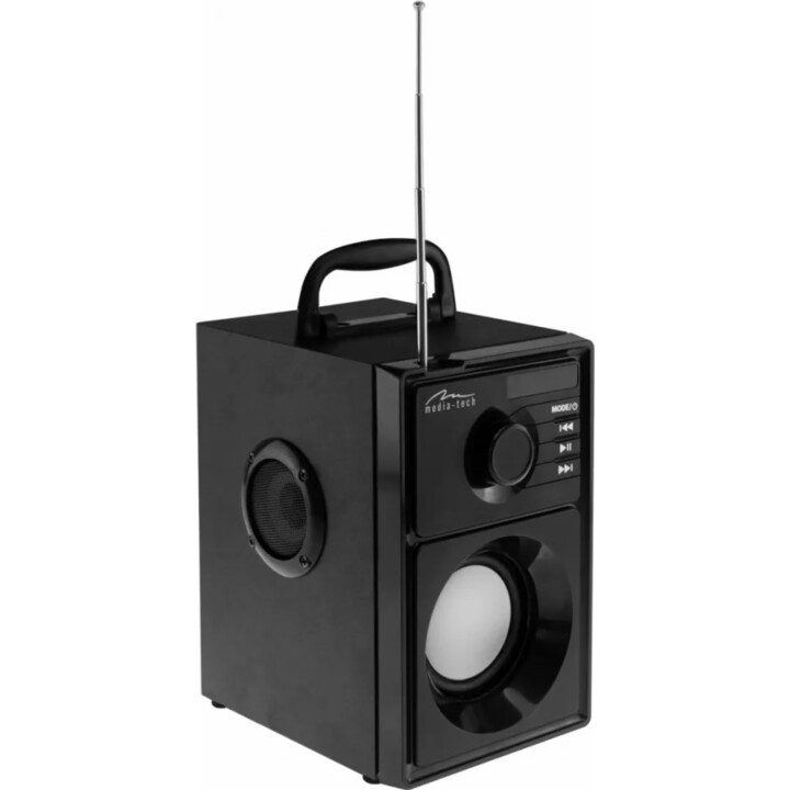 Media-Tech MT3145 enceinte Bluetooth boombox noire