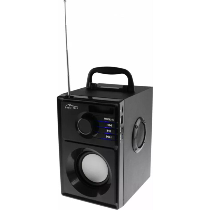 Media-Tech MT3145 enceinte Bluetooth boombox noire