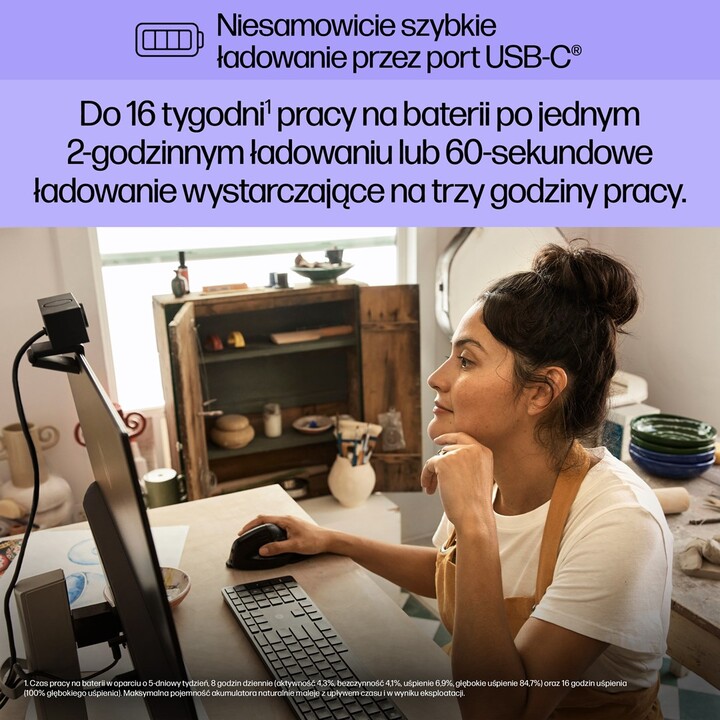 HP Ratón inalámbrico ergonómico 920