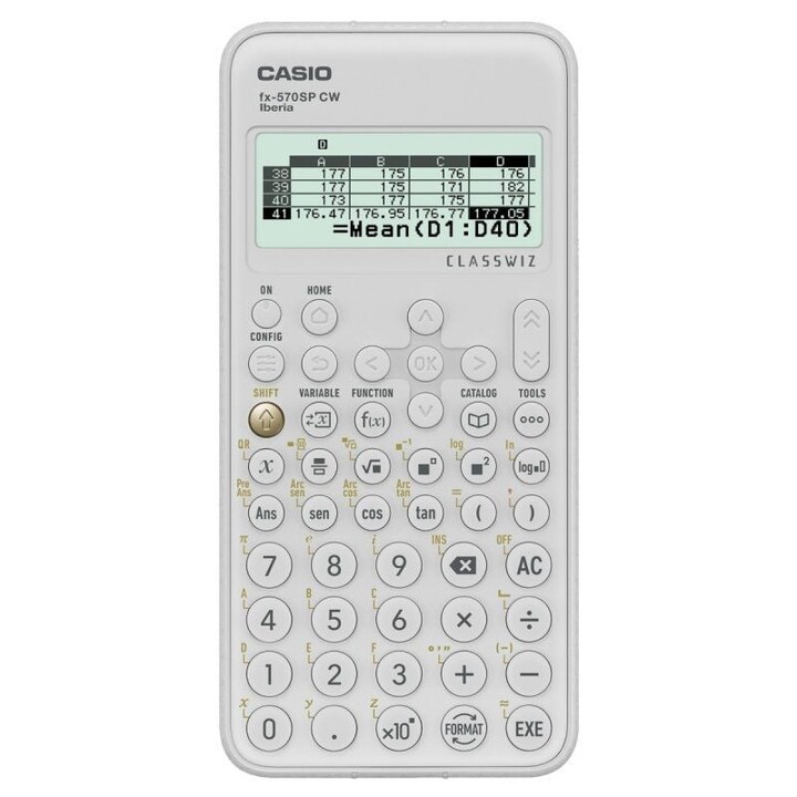 Calculadora Científica Casio ClassWiz FX-570 SP CW/ Branca