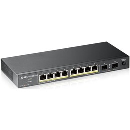 Zyxel GS1100-10HP v2 No administrado Gigabit Ethernet (10/100/1000) Energía sobre Ethernet (PoE) Negro