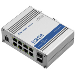 Teltonika Switch 8 10/100/1000, 2 SFP ports