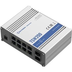 Teltonika PoE+ Switch 8 10/100/1000, 2 SFP ports