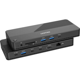 Estação de ancoragem Unitek Kvm USB-C 4K