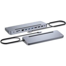 i-tec USB-C Metal Ergonomic 3x 4K Display Docking Station + Power Delivery 100 W