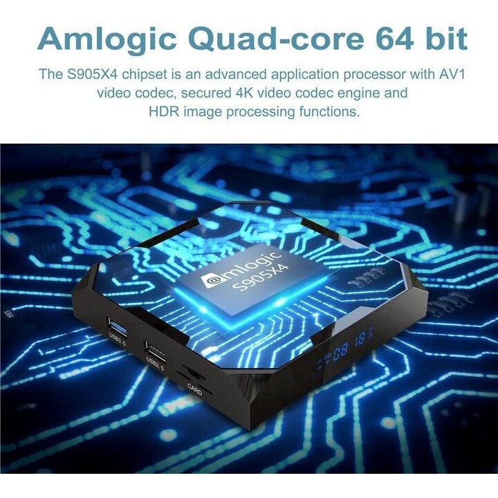X96Max Plus Ultra S905X4 4GB/32 GB Android 11 – Android TV