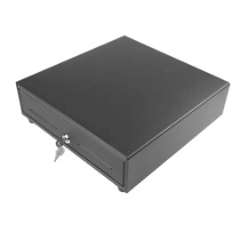 MUSTEK CASH DRAWER 41CM BLACK METAL RAILS