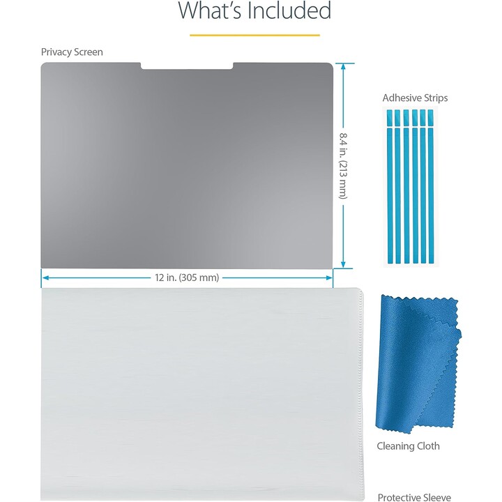 STARTECH 135S-PRIVACY-SCREEN Privacy filter for laptop 13.5" black