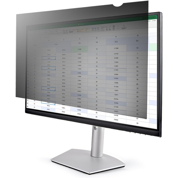 StarTech.com 22-inch 16:9 Computer Monitor Privacy Filter, Anti-Glare Privacy Screen w/51% Blue Light Reduction, Monitor Screen 