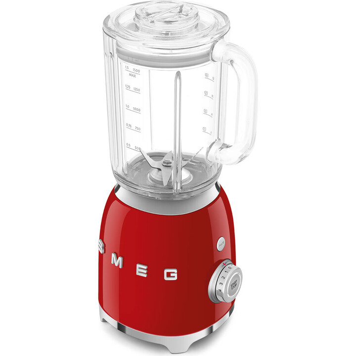 Smeg Frullatore in vetro rosso