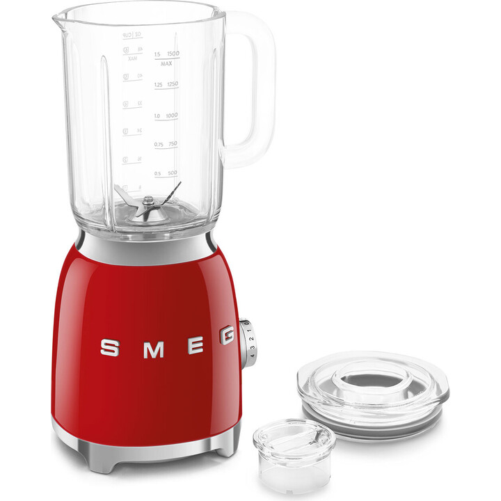 Smeg Frullatore in vetro rosso
