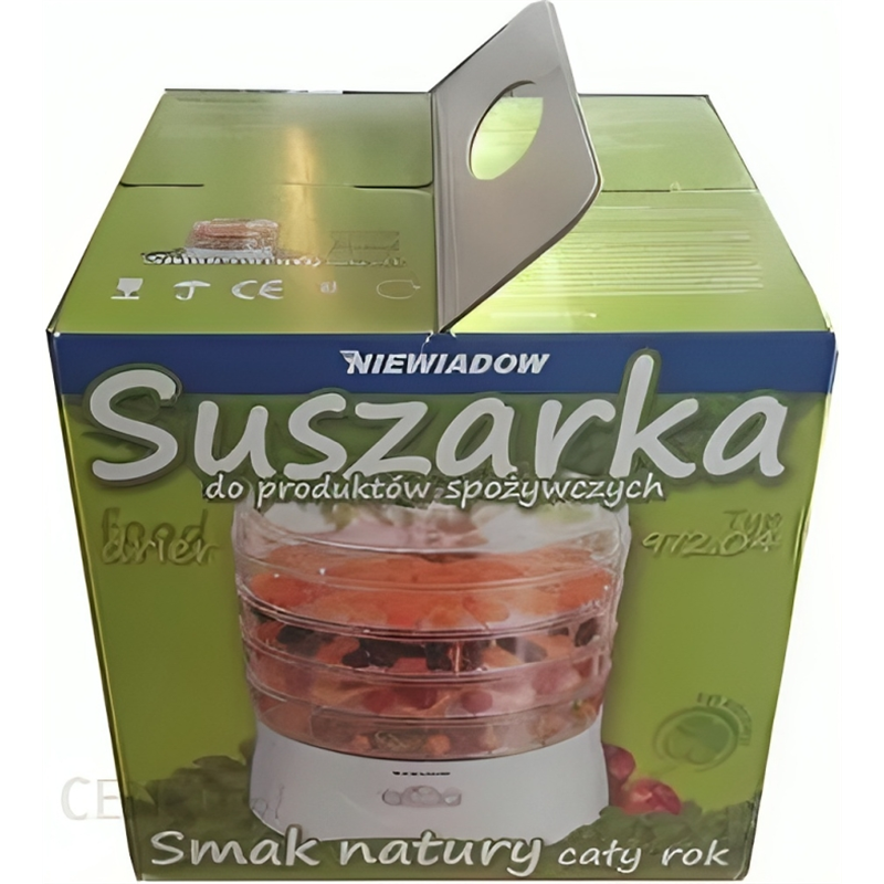 Niewiadów 972.04 Secador para cogumelos, legumes e frutas Branco