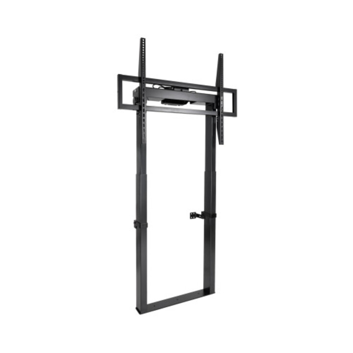 Tooq Titan Soporte De Suelo Fijo Con Regulación Eléctrica De Altura Para Pantallas 55"-100", Negro