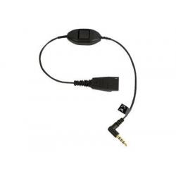 Câble pour casque Jabra Quick Disconnect 30 cm avec bouton de réponse