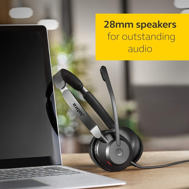Jabra Evolve2 30 MS Stereo Headset On-Ear (USB-A, wired)