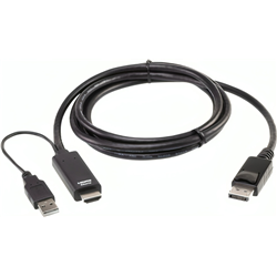 Cabo HDMI Aten para Displayport True 4k 1,8m