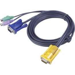 Câble Aten Kvm Ps/2 avec Sphd 3 en 1 3 M