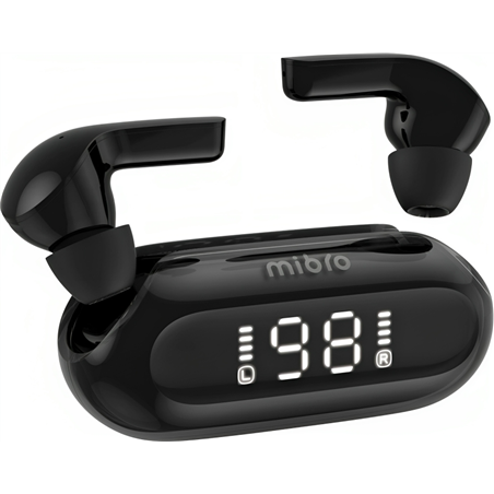 Mibro Earbuds 3 TWS Preto - Auriculares Bluetooth