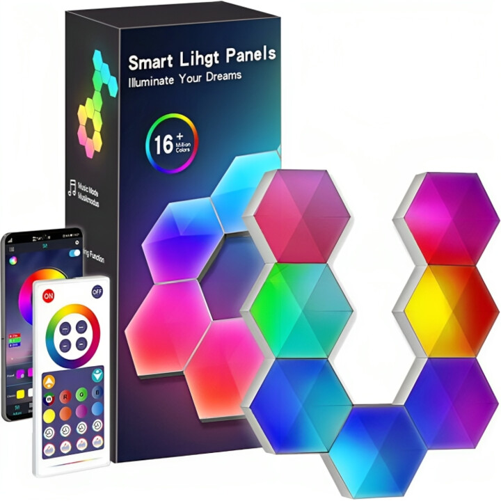 OEM RGB Hex luzes LED com Bluetooth