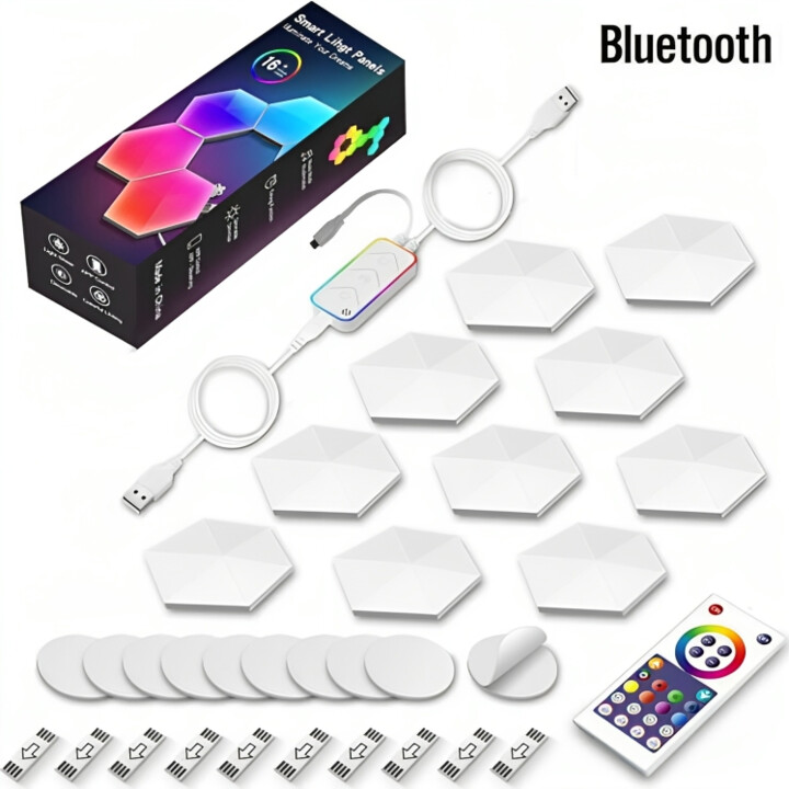 Lumières LED OEM RGB Hex avec Bluetooth