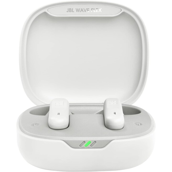 JBL Wave Flex Blanc - Écouteurs Bluetooth