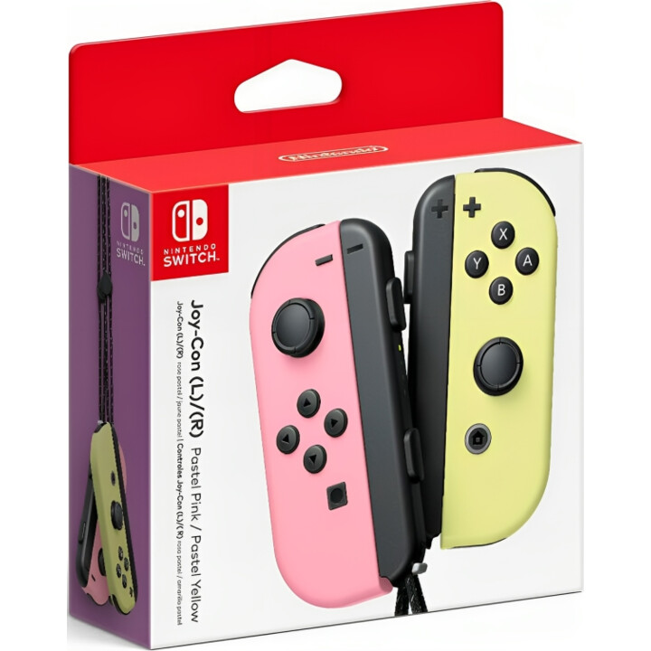 Joy-Con Set L/R Nintendo Switch Compatible Pink Yellow