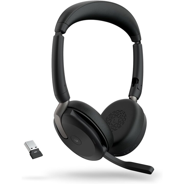 Jabra Evolve2 65 Flex MS Stéréo Bluetooth USB Noir