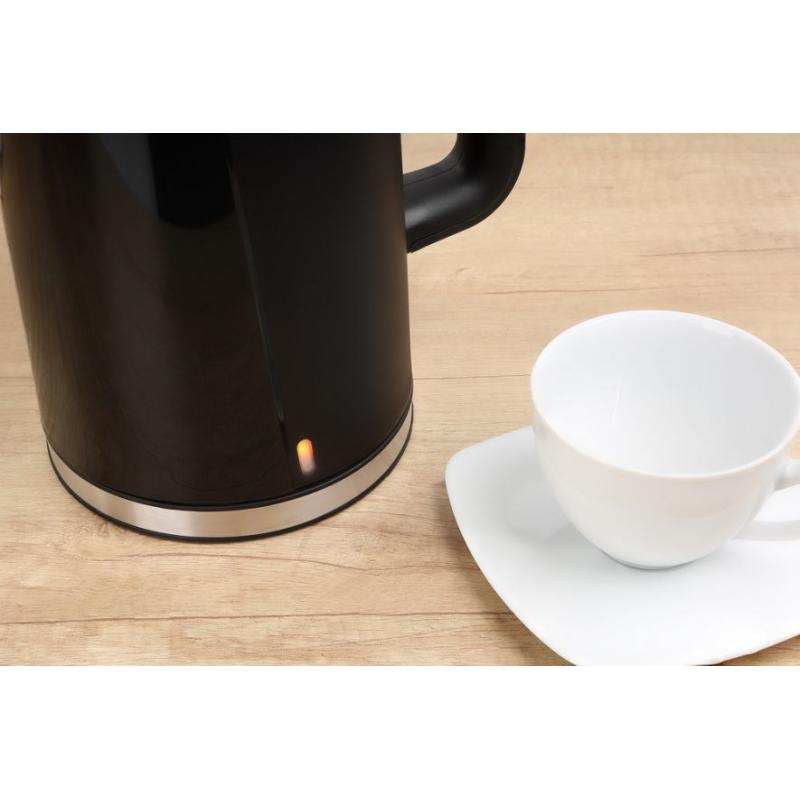 Hervidor ELDOM NEEV, capacidad 1,7 l, potencia 2200 W, centro de acero, negro
